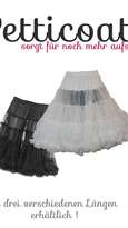 Petticoat in weiss und schwarz im Kostümverleih Fantastico mieten - Fantastico Dirndl mieten